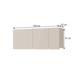 Wisząca półka LICO 3 drzwi – nowoczesna i funkcjonalna