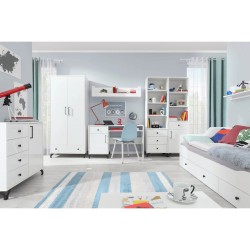 Regał BERGO z 1 drzwiami i 1 szufladą – nowoczesny i funkcjonalny