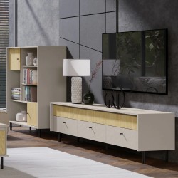 Witryna MONAKO 2 szuflady i 3 drzwi – nowoczesna i elegancka