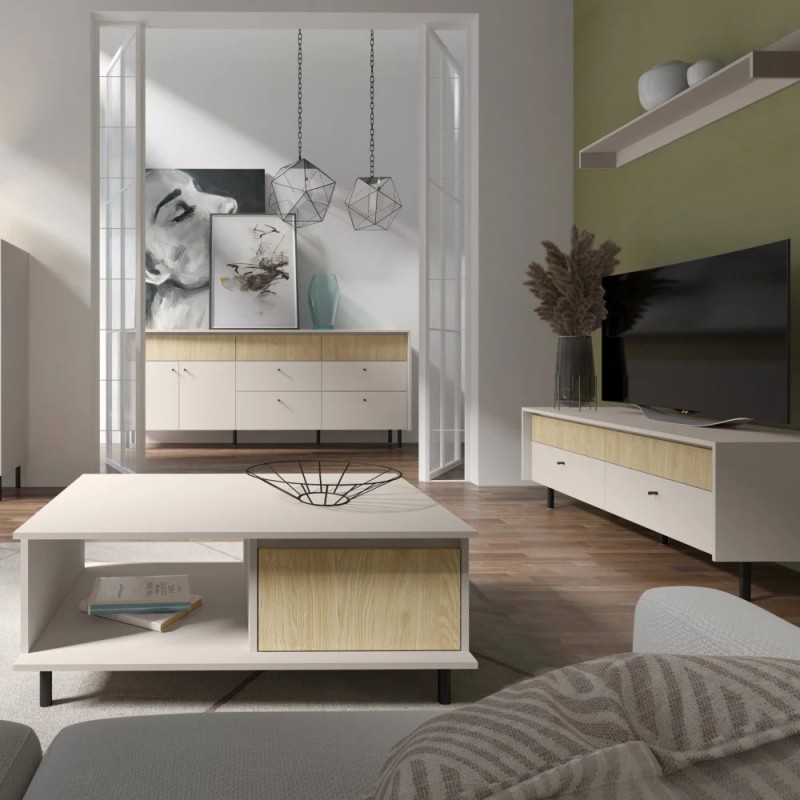 Regał MONAKO z 4 szufladami – nowoczesny i funkcjonalny design