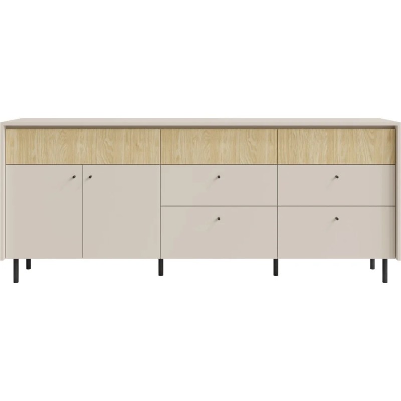 Komoda MONAKO 7 szuflad i 2 drzwi – elegancka, nowoczesna i pojemna