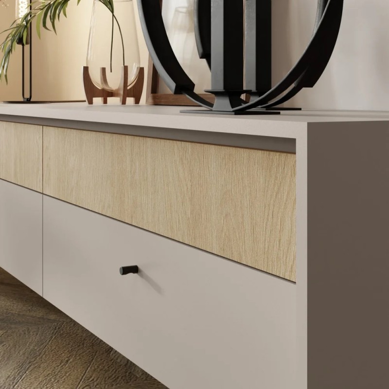 Komoda MONAKO 7 szuflad i 2 drzwi – elegancka, nowoczesna i pojemna