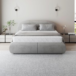 Materac medyczny sprężynowy MEDIRO FORM SENIOR  – 7 stref, H2, Silver Life, ergonomiczny komfort