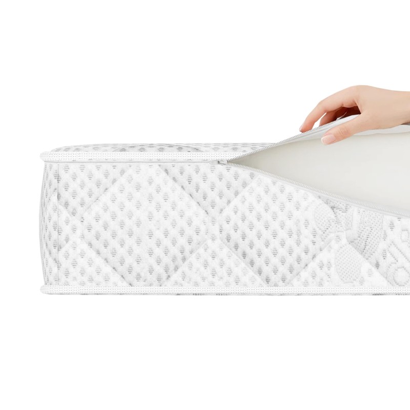 Materac medyczny sprężynowy MEDIRO FORM SENIOR  – 7 stref, H2, Silver Life, ergonomiczny komfort