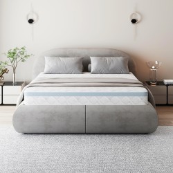 Materac medyczny kieszeniowy MEDIRO CARE SENIOR – 7 stref, H2/H3, lateks, kokos, TENCEL