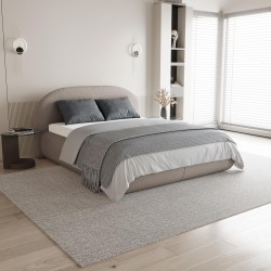 Łóżko MOTTI z pojemnikiem i materacem H2 – nowoczesne łóżko bouclé | BeautySofa24