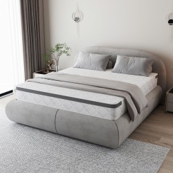 Materac kieszeniowy MEDIRO THERM SENIOR – dwustronny komfort H3/H4, 7 stref podparcia