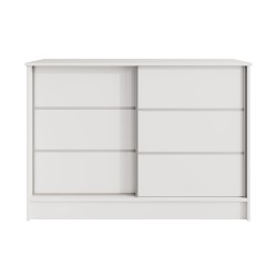 Komoda MIRELA z 2 drzwiami przesuwnymi – nowoczesna i elegancka komoda do salonu | BeautySofa24