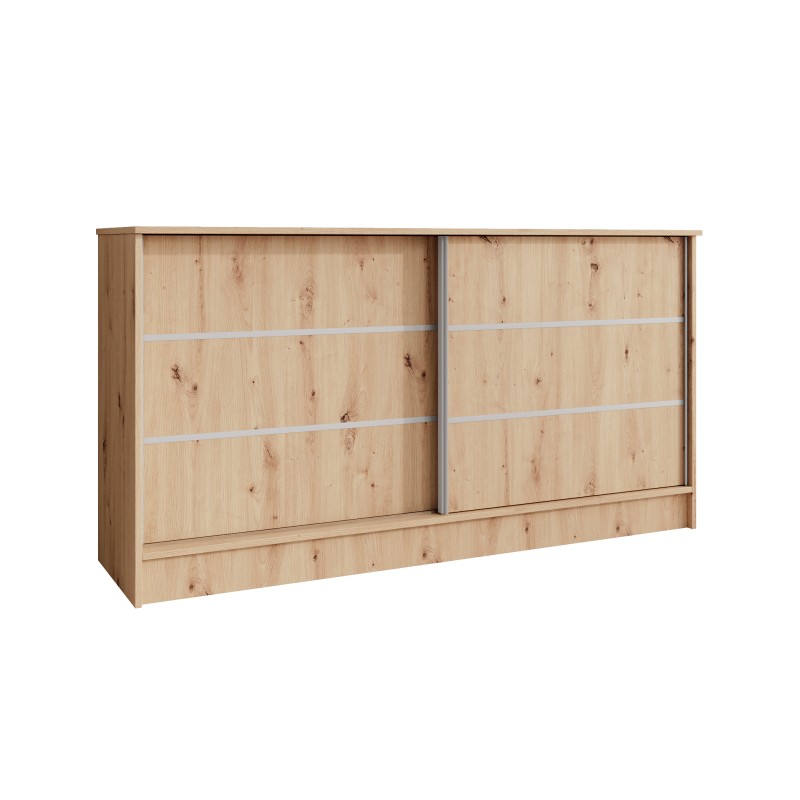 Komoda MIRELA z 2 drzwiami przesuwnymi – nowoczesna i elegancka komoda do salonu | BeautySofa24