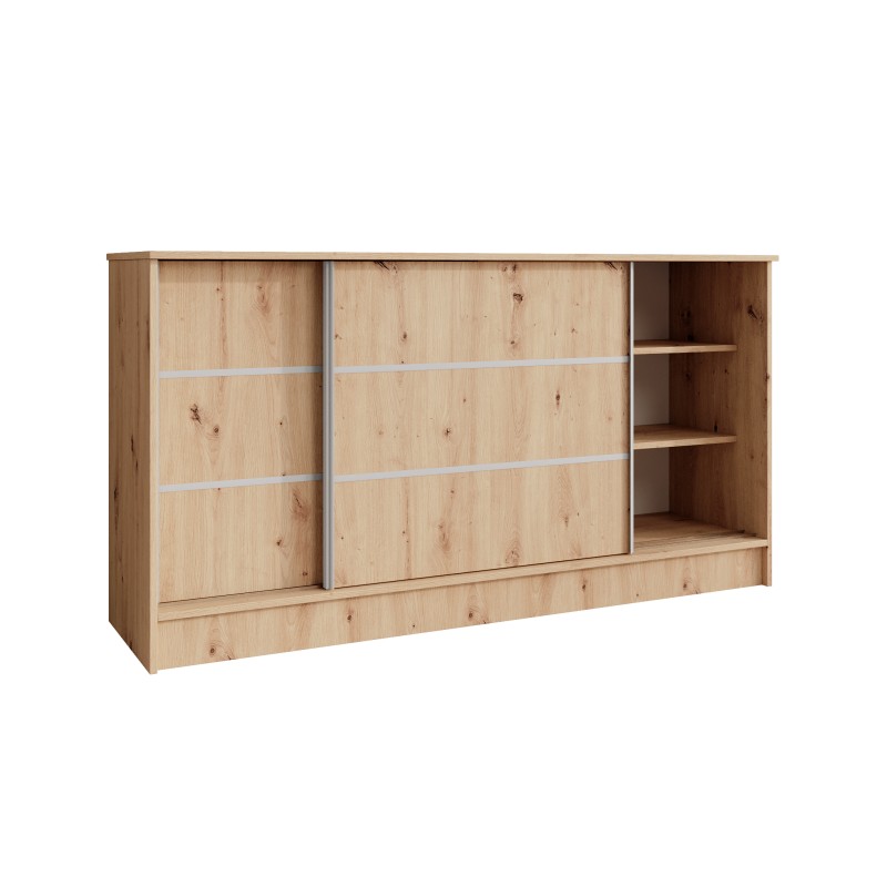 Komoda MIRELA z 2 drzwiami przesuwnymi – nowoczesna i elegancka komoda do salonu | BeautySofa24