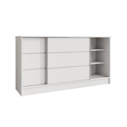 Komoda MIRELA z 2 drzwiami przesuwnymi – nowoczesna i elegancka komoda do salonu | BeautySofa24