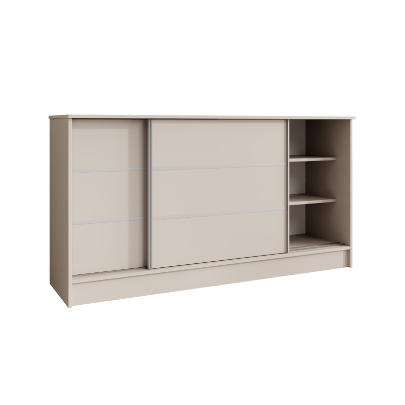 Komoda MIRELA z 2 drzwiami przesuwnymi – nowoczesna i elegancka komoda do salonu | BeautySofa24