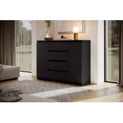 Komoda dwudrzwiowa z czterema szufladami LEMON | Beautysofa24.pl