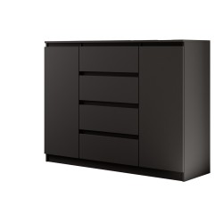 Komoda dwudrzwiowa z czterema szufladami LEMON | Beautysofa24.pl