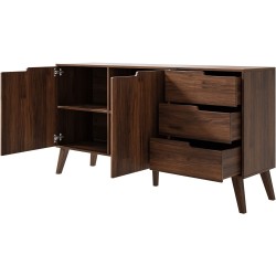 Komoda NOREL – nowoczesna komoda z 3 szufladami i 2 drzwiami