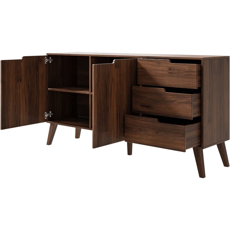 Komoda NOREL – nowoczesna komoda z 3 szufladami i 2 drzwiami