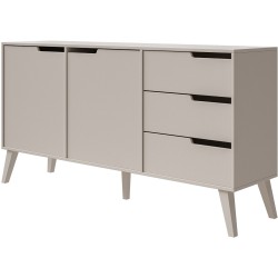 Komoda NOREL – nowoczesna komoda z 3 szufladami i 2 drzwiami