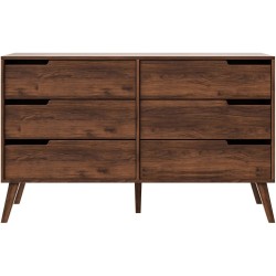 Komoda NOREL – skandynawska komoda z 6 szufladami | Stabilna, elegancka, pojemna