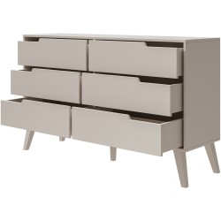 Komoda NOREL – skandynawska komoda z 6 szufladami | Stabilna, elegancka, pojemna