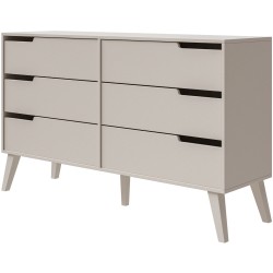 Komoda NOREL – skandynawska komoda z 6 szufladami | Stabilna, elegancka, pojemna