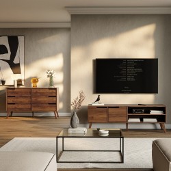 Komoda NOREL – skandynawska komoda z 6 szufladami | Stabilna, elegancka, pojemna