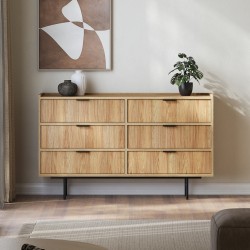 Komoda EVRON 6 szuflad – nowoczesna, elegancka i pojemna