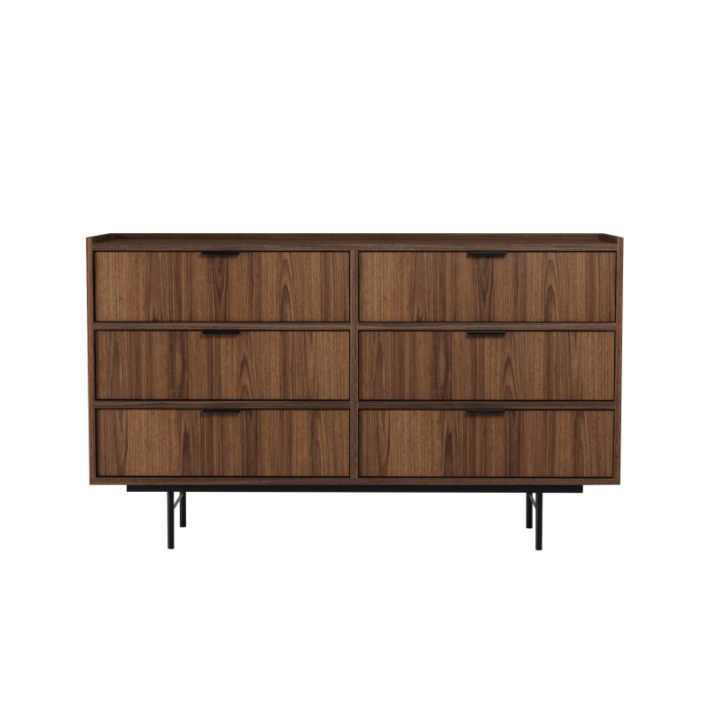 Komoda EVRON 6 szuflad – nowoczesna, elegancka i pojemna