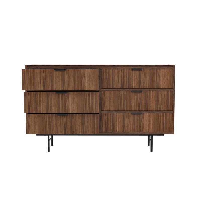 Komoda EVRON 6 szuflad – nowoczesna, elegancka i pojemna