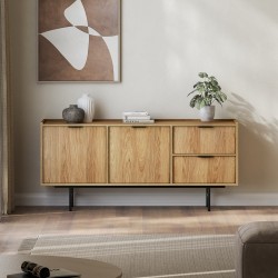 Komoda EVRON 2 szuflady i 2 drzwi – nowoczesna i elegancka