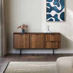 Komoda EVRON 2 szuflady i 2 drzwi – nowoczesna i elegancka