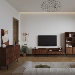 Komoda EVRON 2 szuflady i 2 drzwi – nowoczesna i elegancka