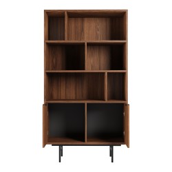 Regał EVRON 4 półki i 2 szafki – nowoczesny i funkcjonalny