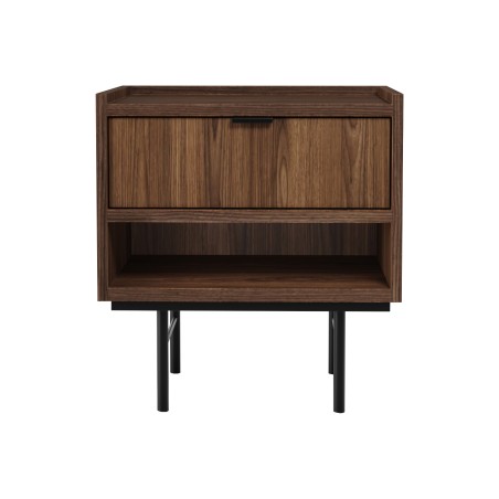 Stolik nocny EVRON 1 szuflada i półka – nowoczesny i funkcjonalny