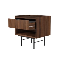 Stolik nocny EVRON 1 szuflada i półka – nowoczesny i funkcjonalny