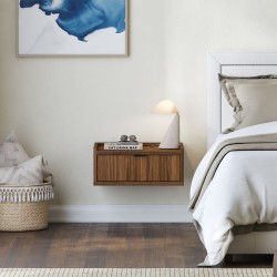 Wiszący stolik nocny EVRON z 1 szufladą – nowoczesny