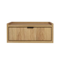 Wiszący stolik nocny EVRON z 1 szufladą – nowoczesny