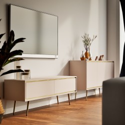 Komoda LORI 150 cm – nowoczesna komoda z 3 drzwiami