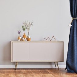 Komoda LORI 150 cm – nowoczesna komoda z 3 drzwiami