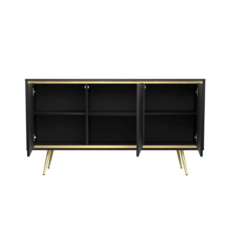 Komoda LORI 150 cm – nowoczesna komoda z 3 drzwiami