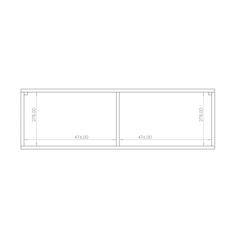 Szafka RTV KAVELL 100 cm – szafka z ryflowanym frontem