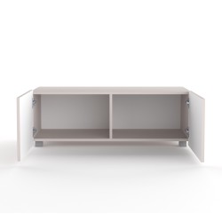 Szafka RTV KAVELL 100 cm – szafka z ryflowanym frontem