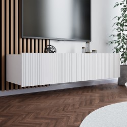 Szafka RTV KAVELL 150 cm – nowoczesna szafka z 3 drzwiami, wisząca/stojąca