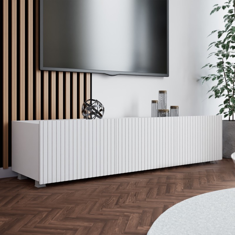 Szafka RTV KAVELL 150 cm – nowoczesna szafka z 3 drzwiami, wisząca/stojąca