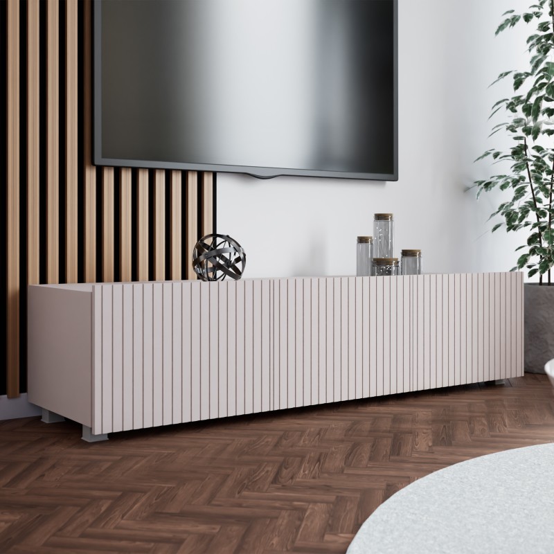 Szafka RTV KAVELL 150 cm – nowoczesna szafka z 3 drzwiami, wisząca/stojąca