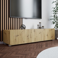 Szafka RTV KAVELL 150 cm – nowoczesna szafka z 3 drzwiami, wisząca/stojąca