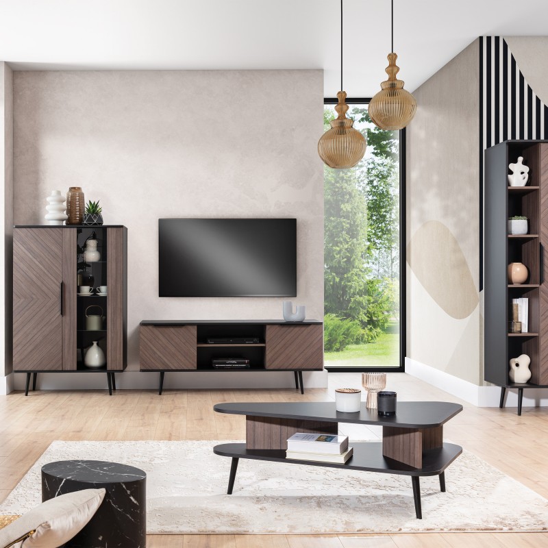 Komoda PARINI 150 cm – nowoczesna 3-drzwiowa komoda