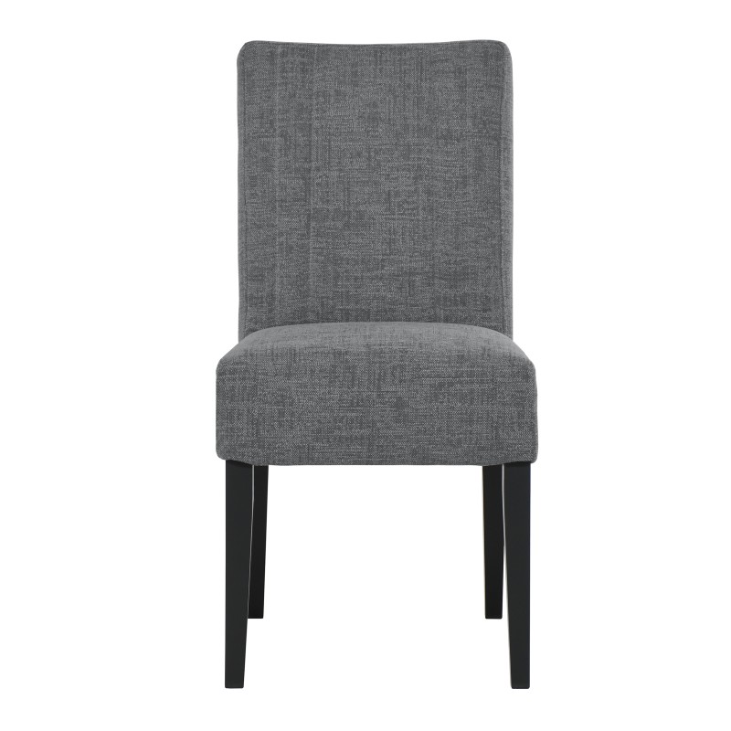 Krzesło tapicerowane FREYA – Bouclé RAVEN, nogi drewniane