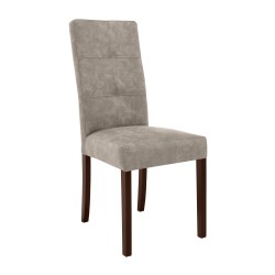 Krzesło tapicerowane SOLIS – drewniane nogi, ekoskóra RANGER