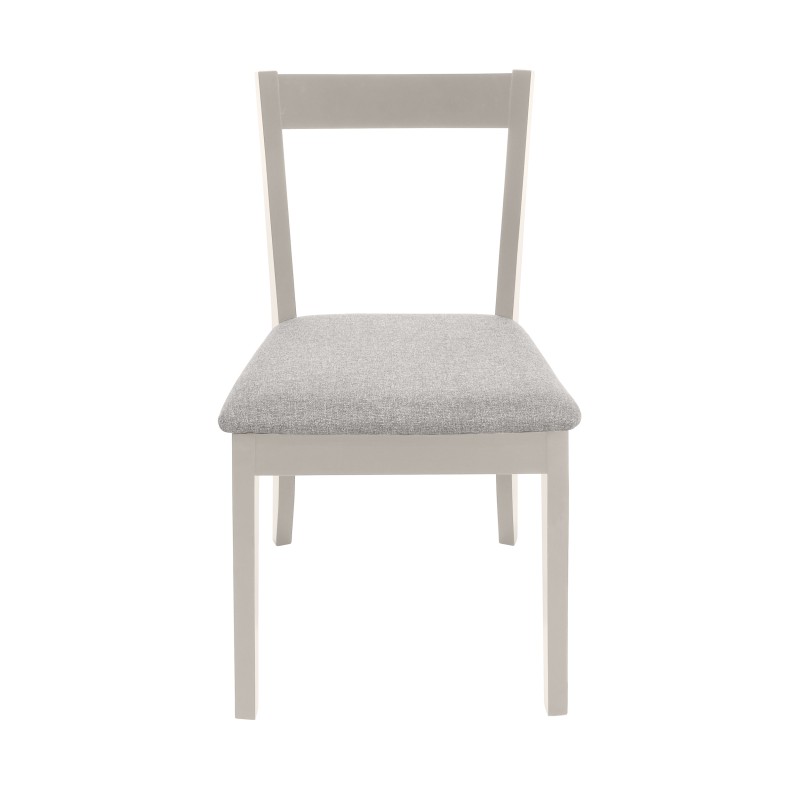 Krzesło tapicerowane MODEN – drewniane nogi, tkanina POLARIS