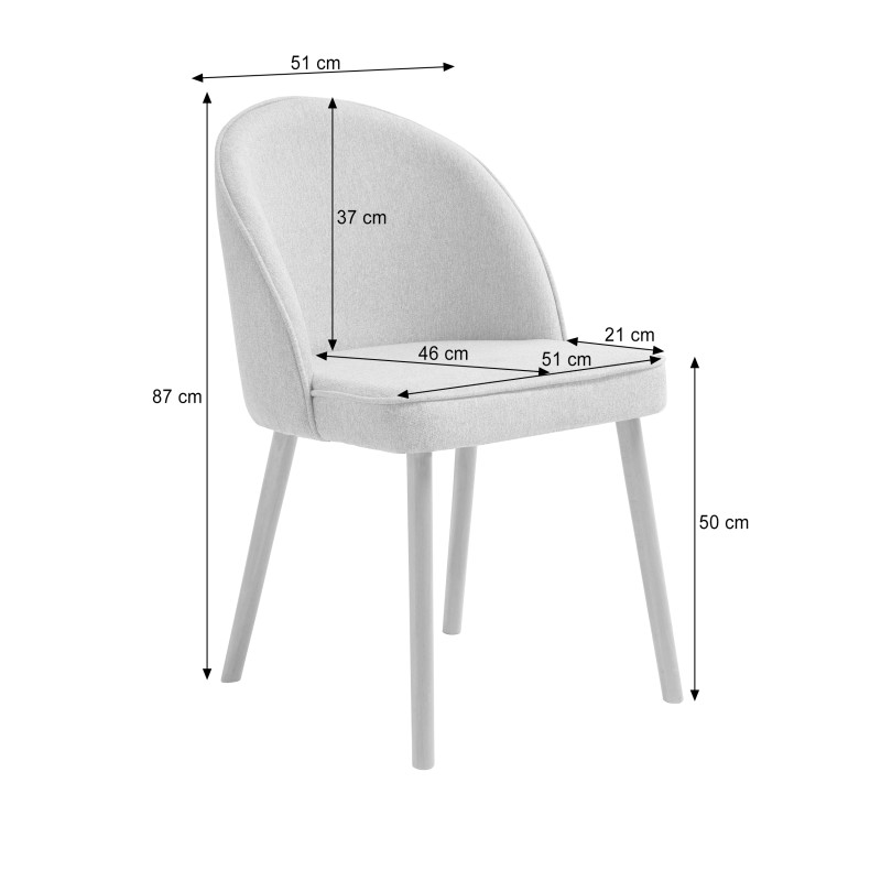 Krzesło LUNA – eleganckie krzesło tapicerowane| FJORD